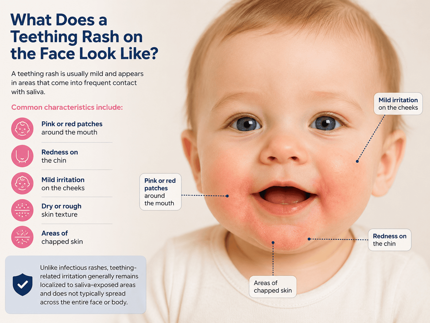 What does a teething rash look like Akoya Pediatric Dentistry